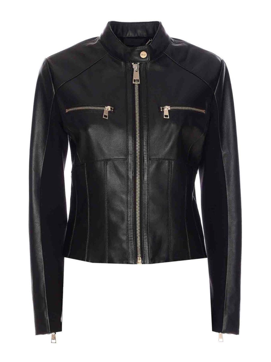 Liu Jo Blouson En Cuir - Noir
