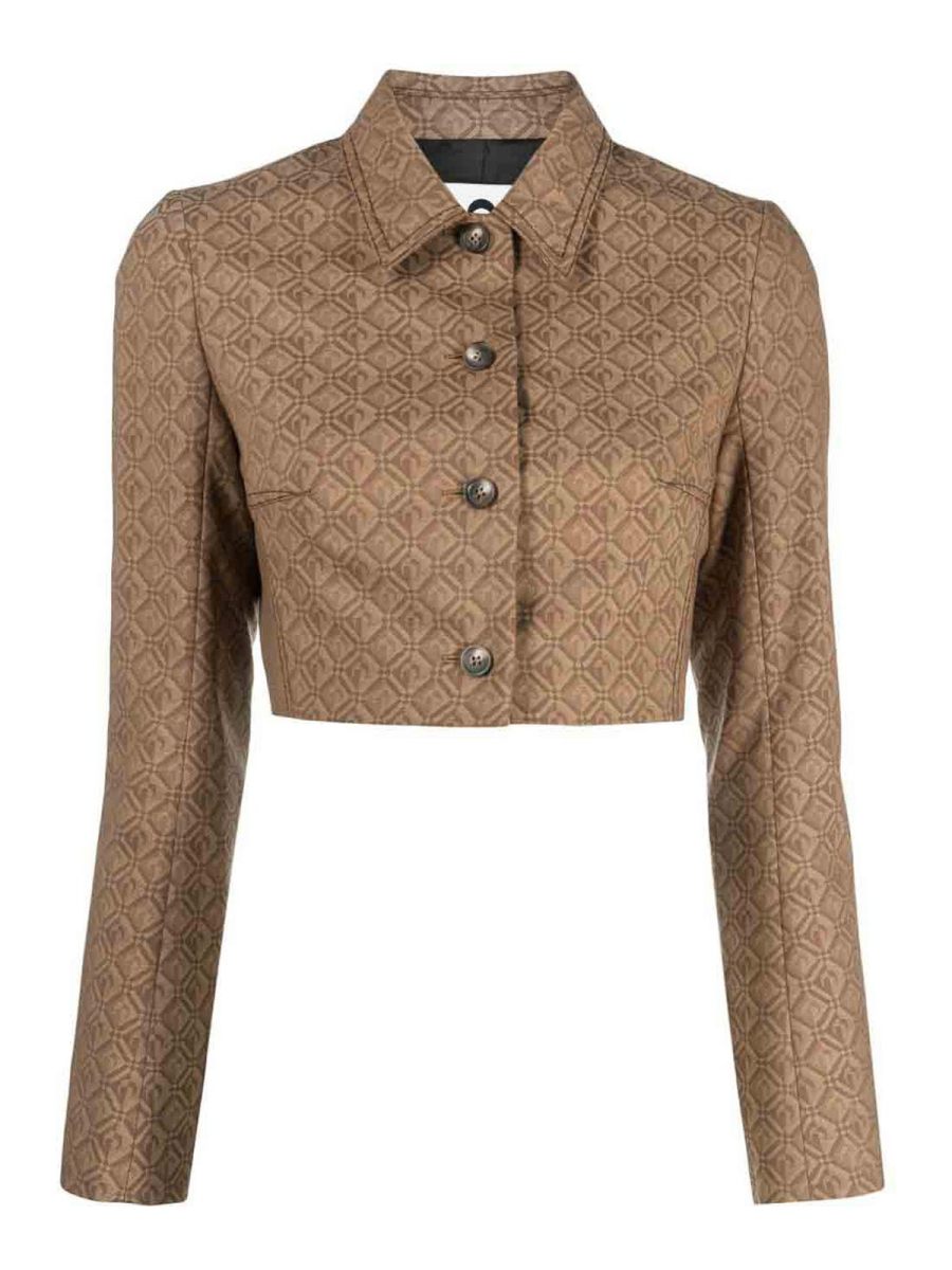 Marine Serre Veste Casual - Beige