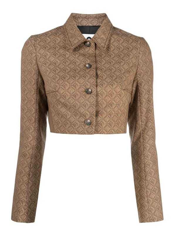 Marine Serre Veste Casual - Beige