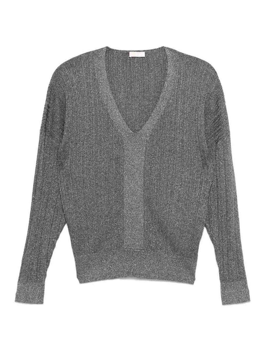 Liu Jo Pull Col Rond - Gris