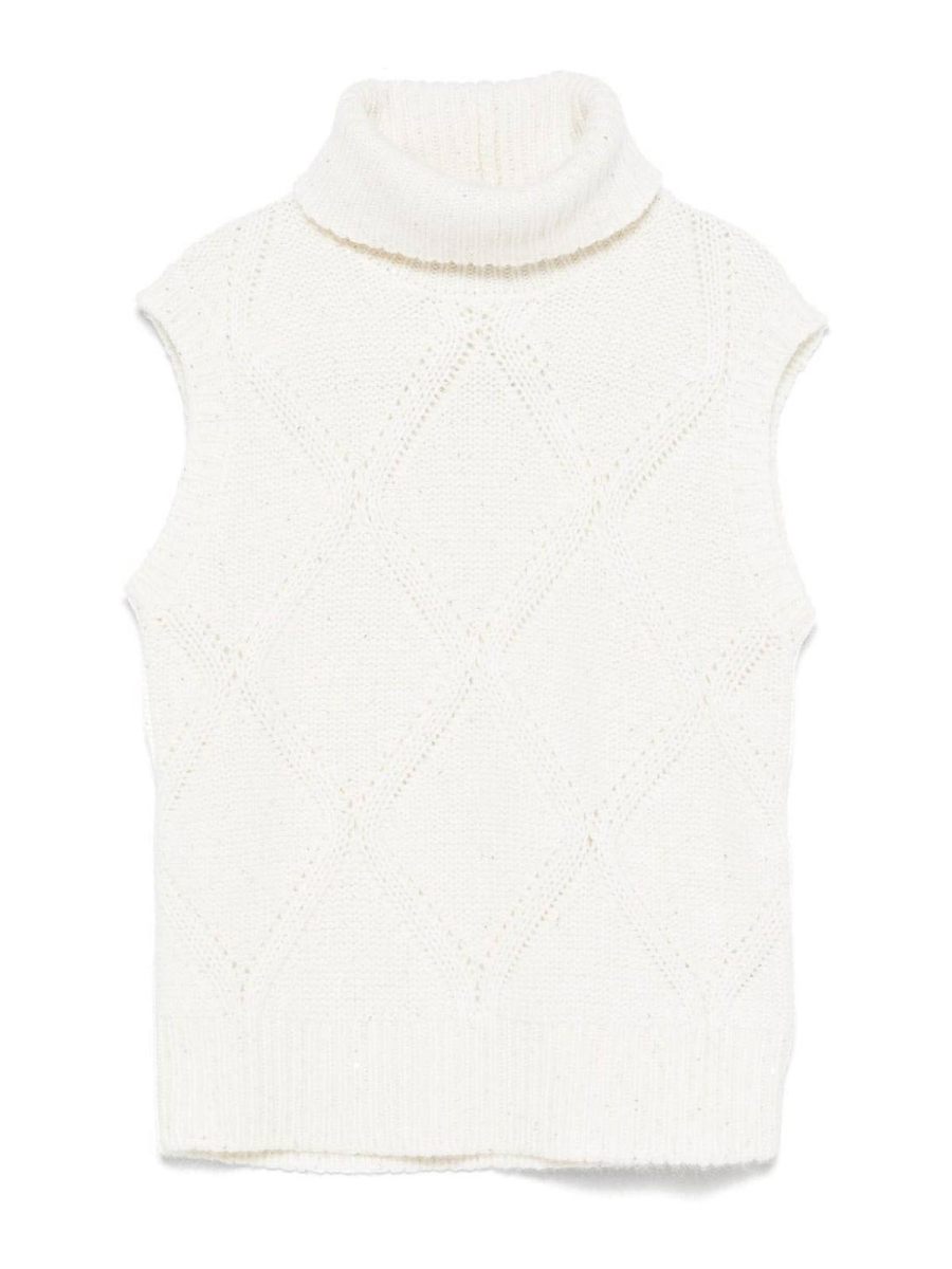 Fabiana Filippi Gilet - Beige