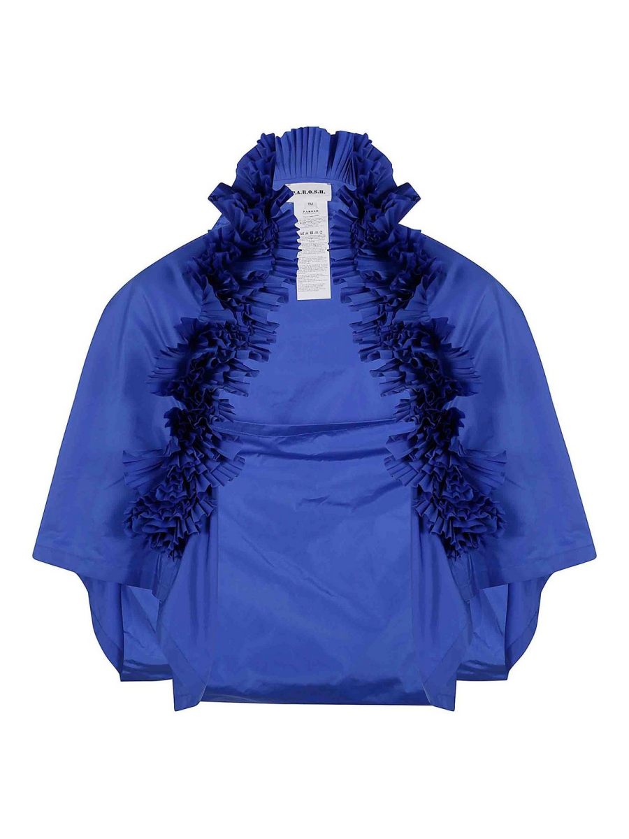 P. A.R. O.S. H. Manteau Au Genou - Bleu
