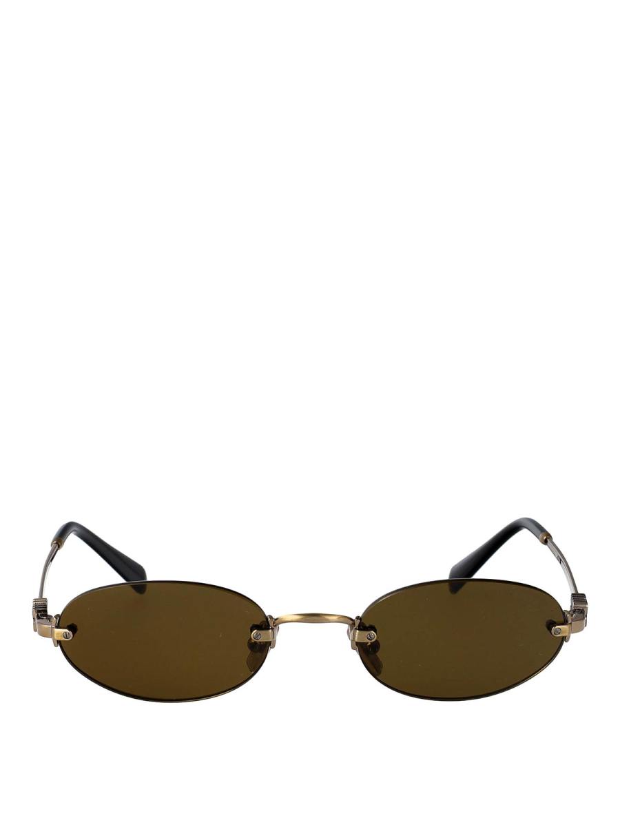 Miu Miu Lunettes De Soleil - Or