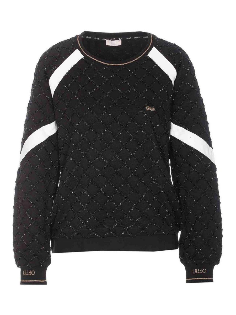 Liu Jo Pull Col Rond - Noir