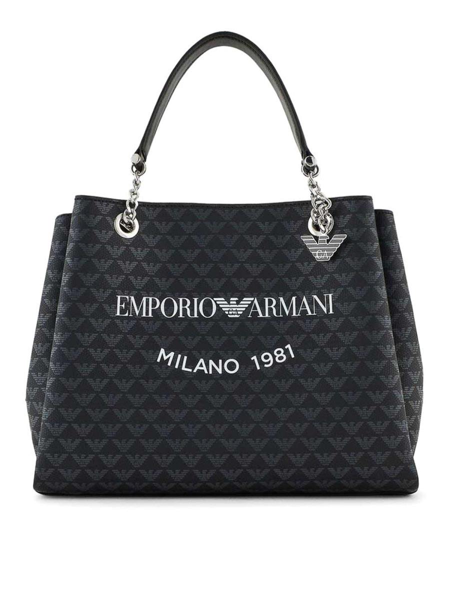 Emporio Armani Sac Porté Épaule - Noir