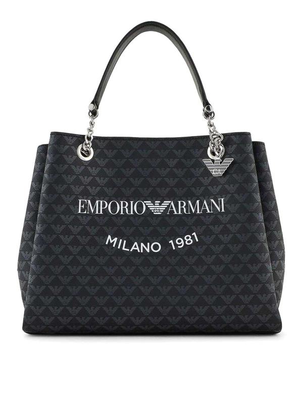 Emporio Armani Sac Porté Épaule - Noir