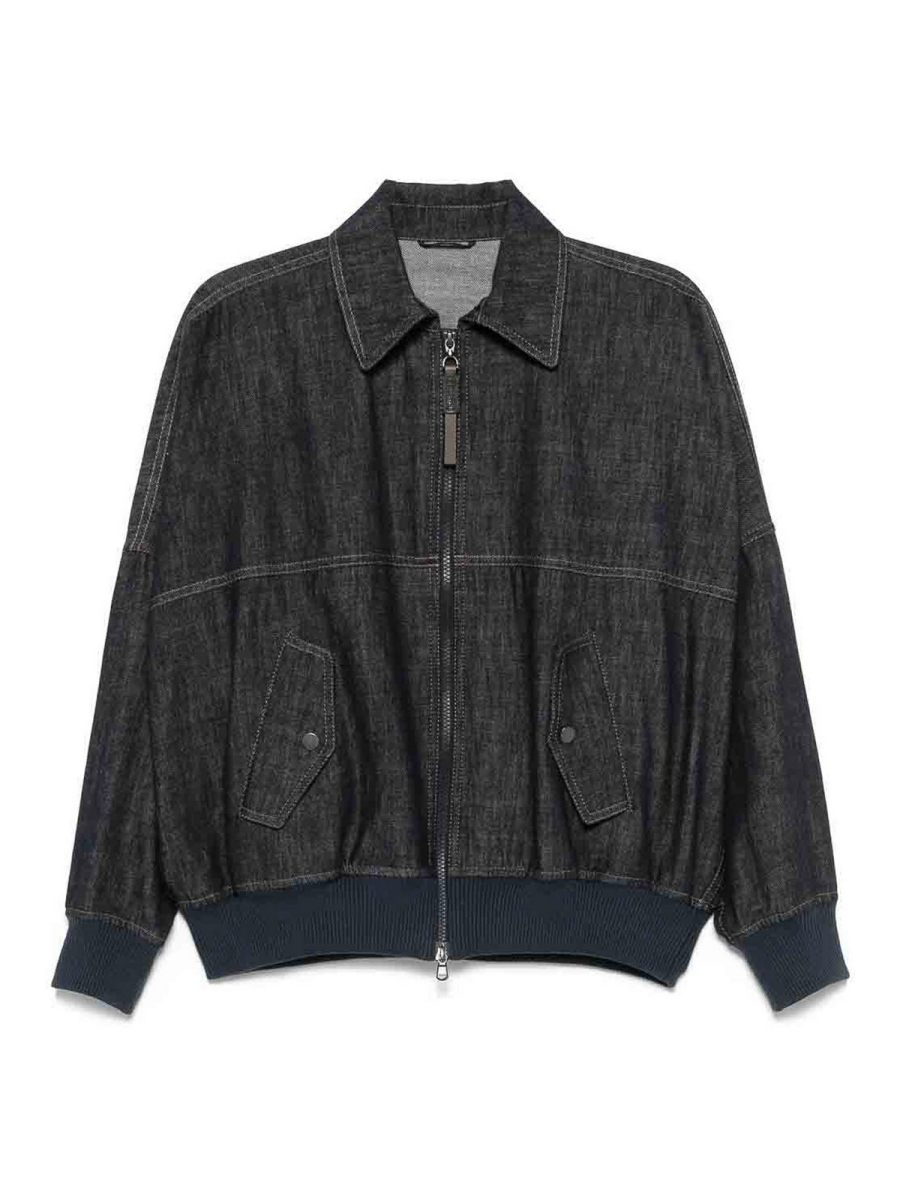 Brunello Cucinelli Veste Casual - Bleu