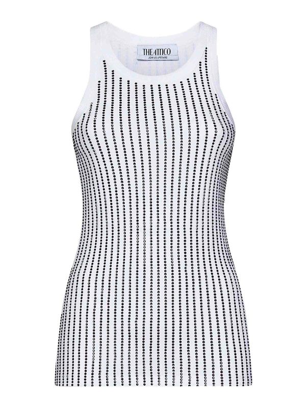 The Attico Top - Blanc