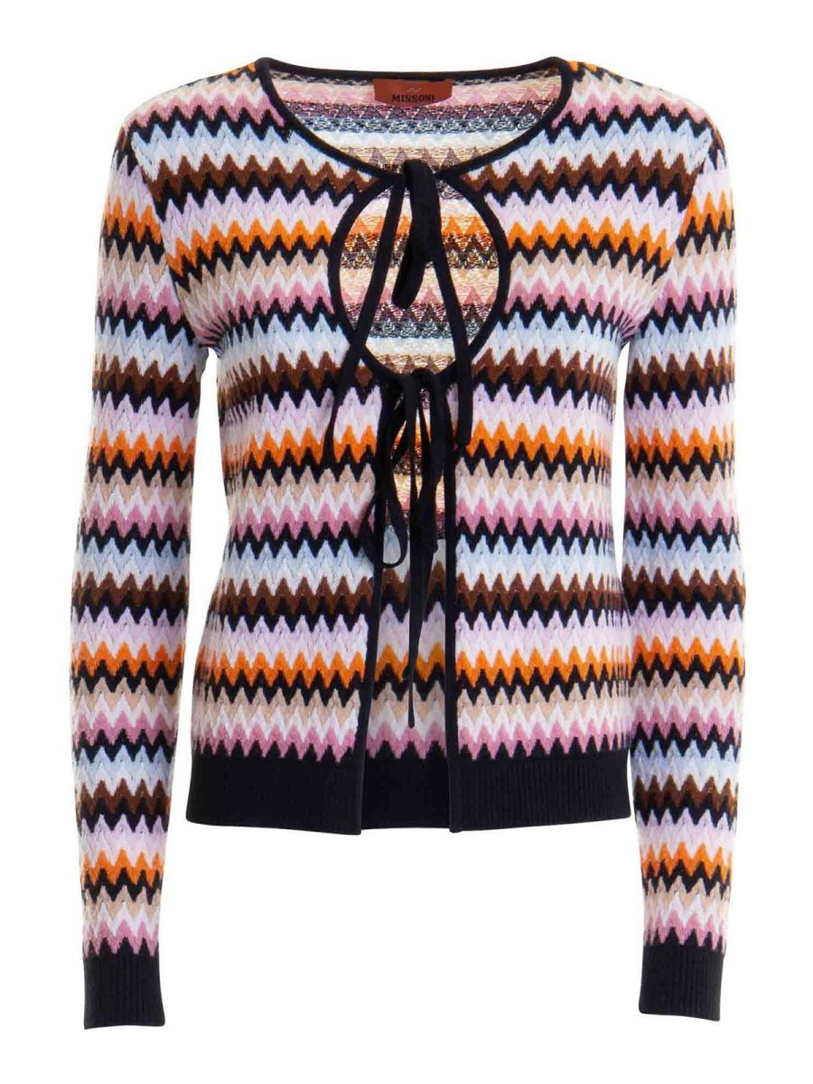 Missoni Pull Col Rond - Multicolore