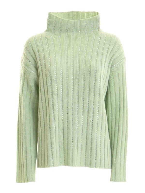 Ermanno Scervino Pull Col Rond - Vert