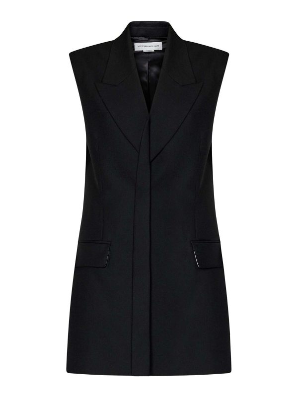 Victoria Beckham Robe Courte - Noir