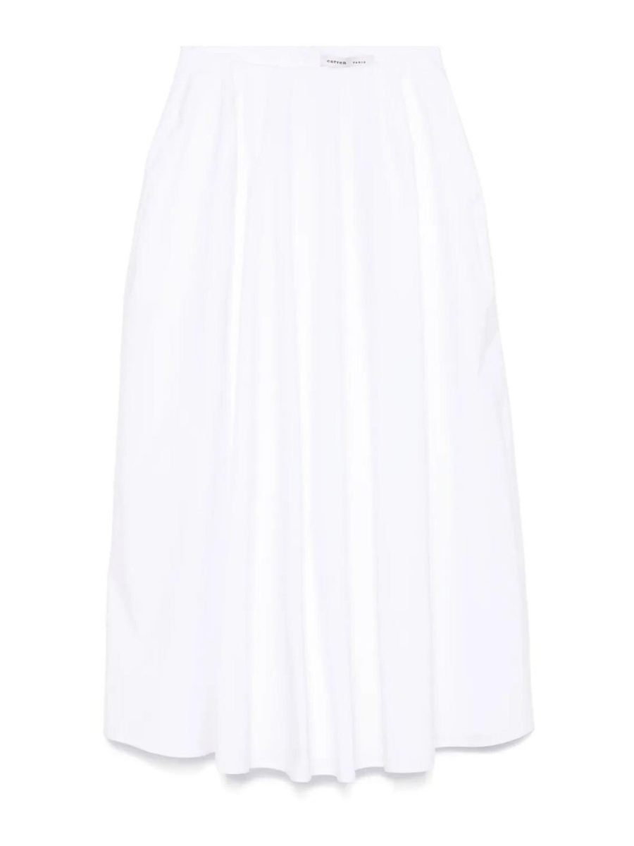 Carven Jupe Midi - Blanc