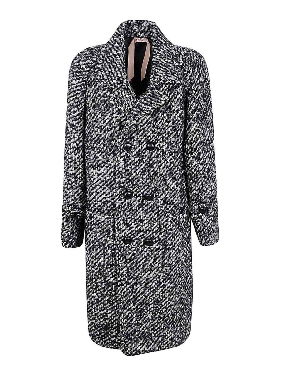 N°21 Manteau Court - Blanc