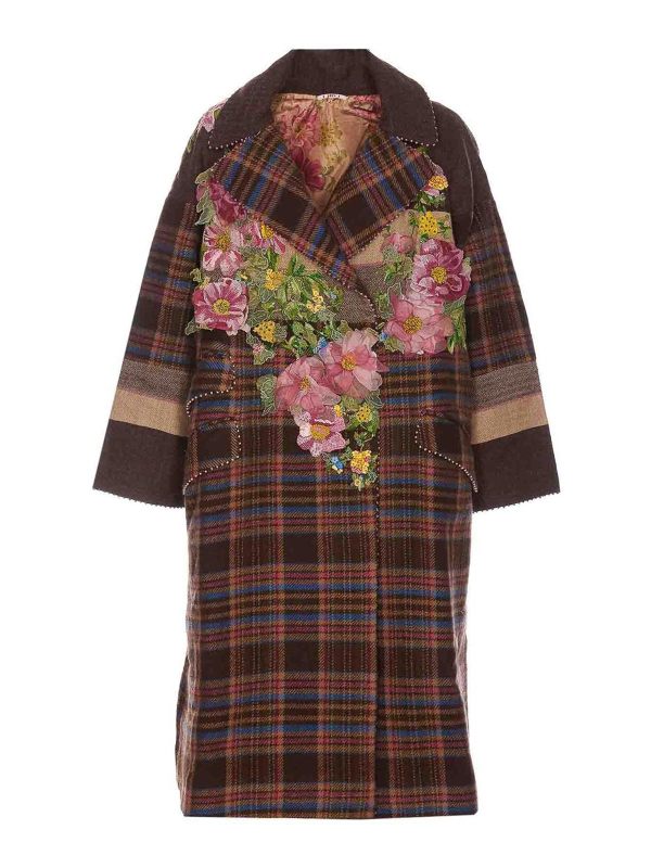 Péro Manteau Court - Marron