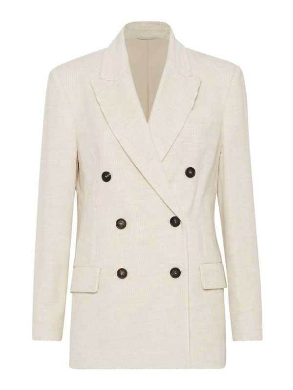Brunello Cucinelli Blazer - Crème