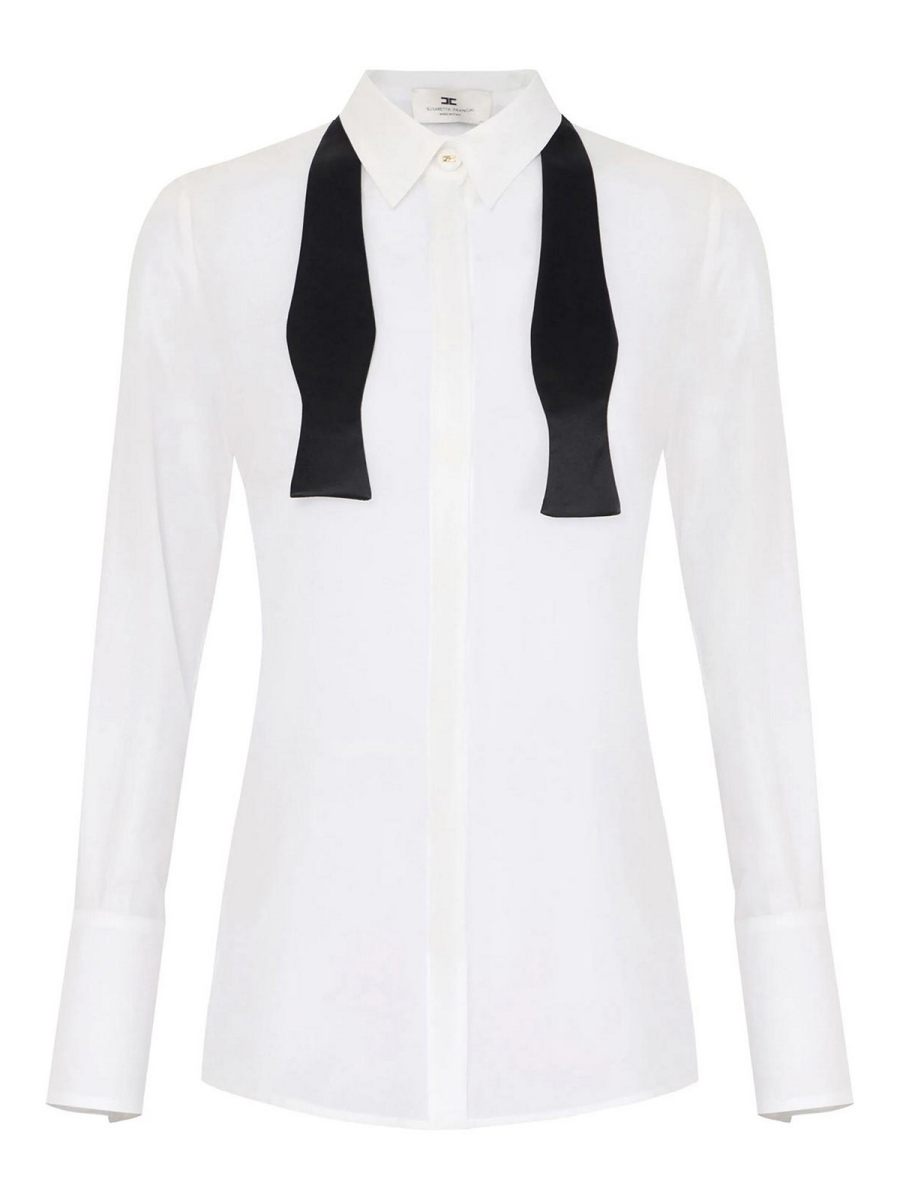 Elisabetta Franchi Chemise - Crème