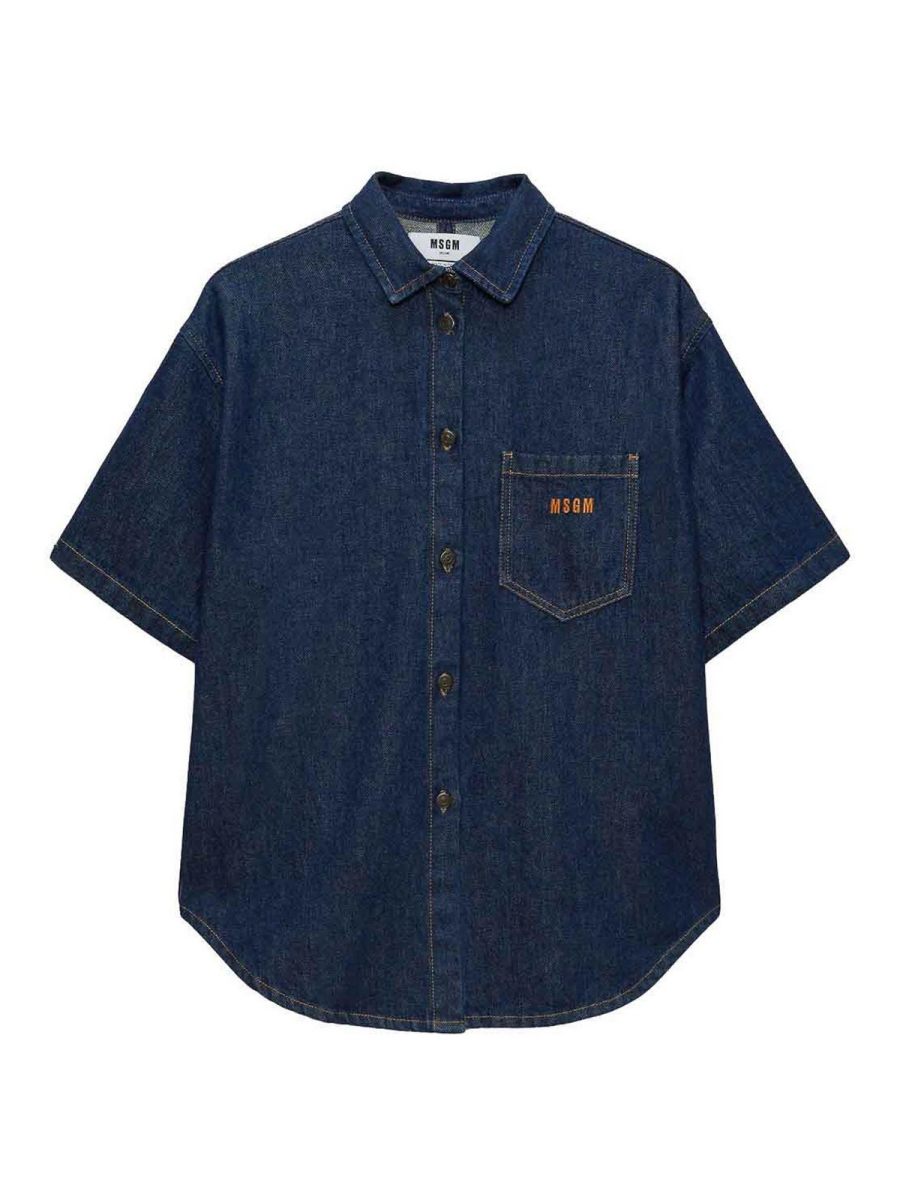 M. S.G. M. Chemise - Bleu