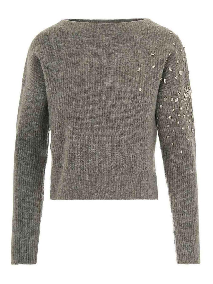Liu Jo Pull Col Bateau - Gris