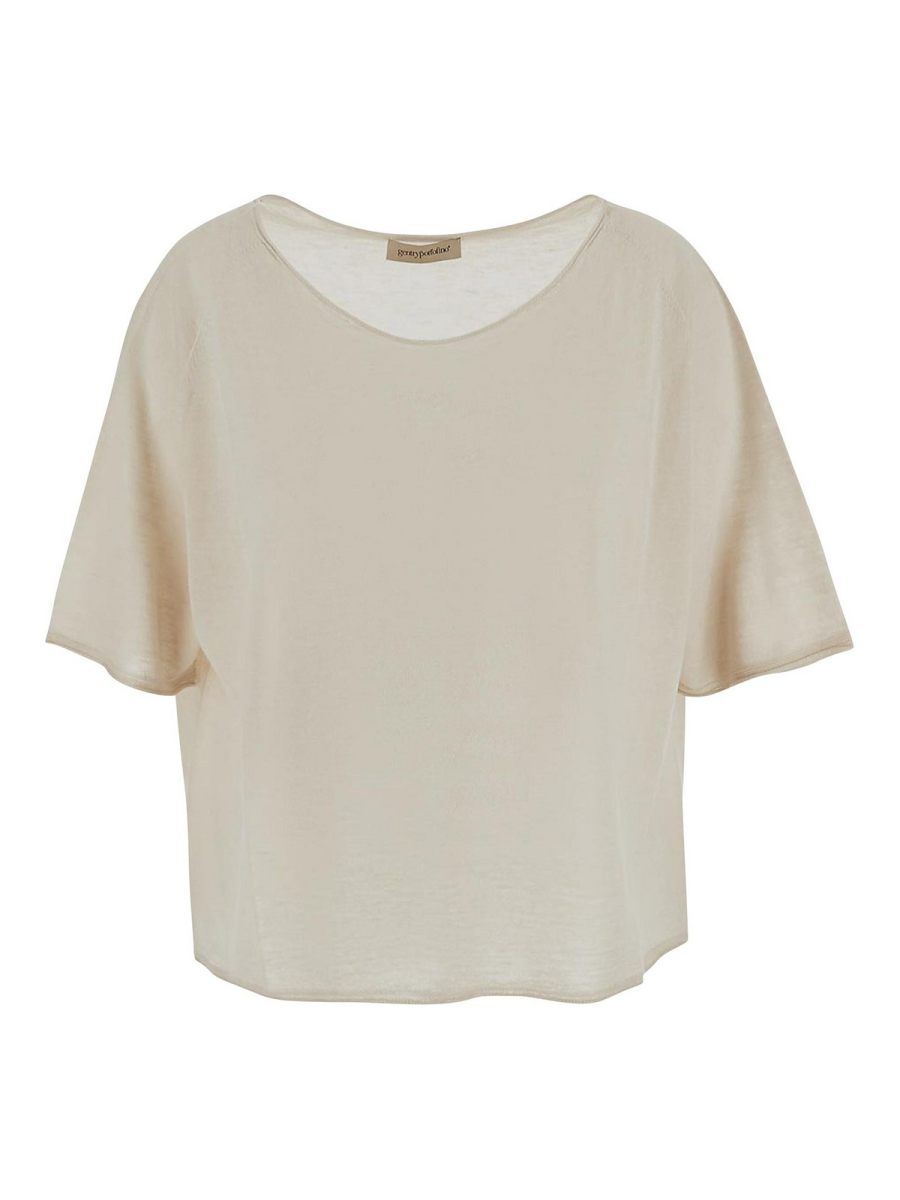 Gentryportofino Pull Col Rond - Beige