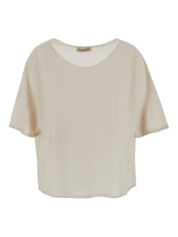 Gentryportofino Pull Col Rond - Beige