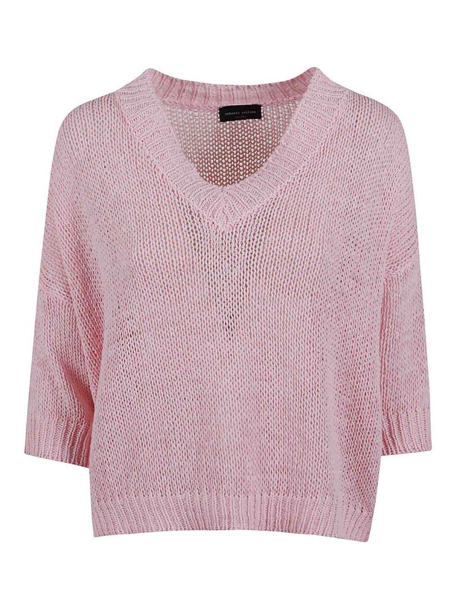 Roberto Collina Pull Col Bateau - Rose