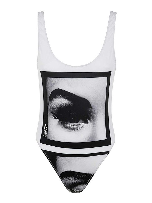 Jean Paul Gaultier Maillot De Bain - Blanc