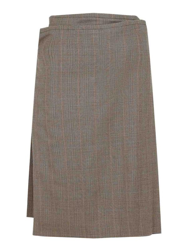 Phoebe Philo Jupe Midi - Marron