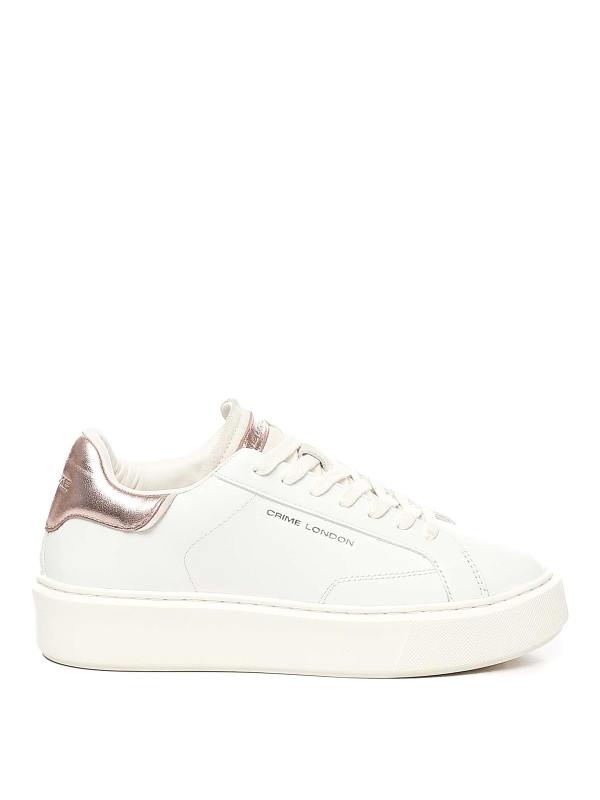 Crime London Baskets - Blanc