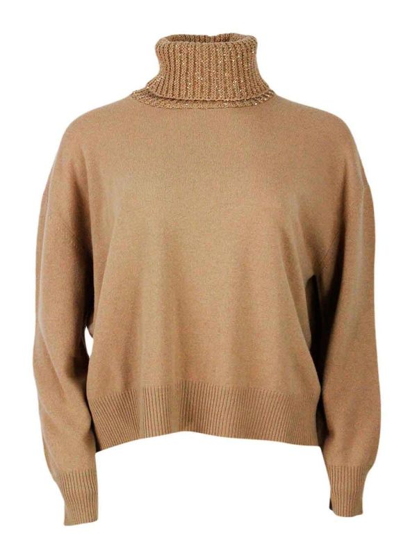 Fabiana Filippi Pull Col Rond - Marron