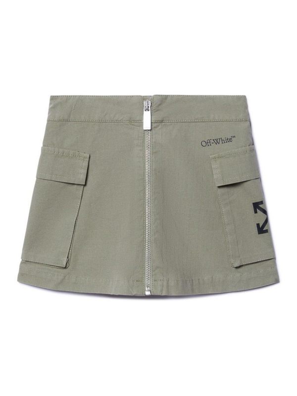 Off-White Mini Jupe - Beige