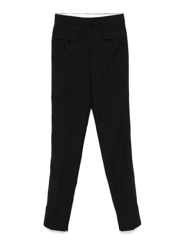 Ganni Pantalons Décontractés - Noir