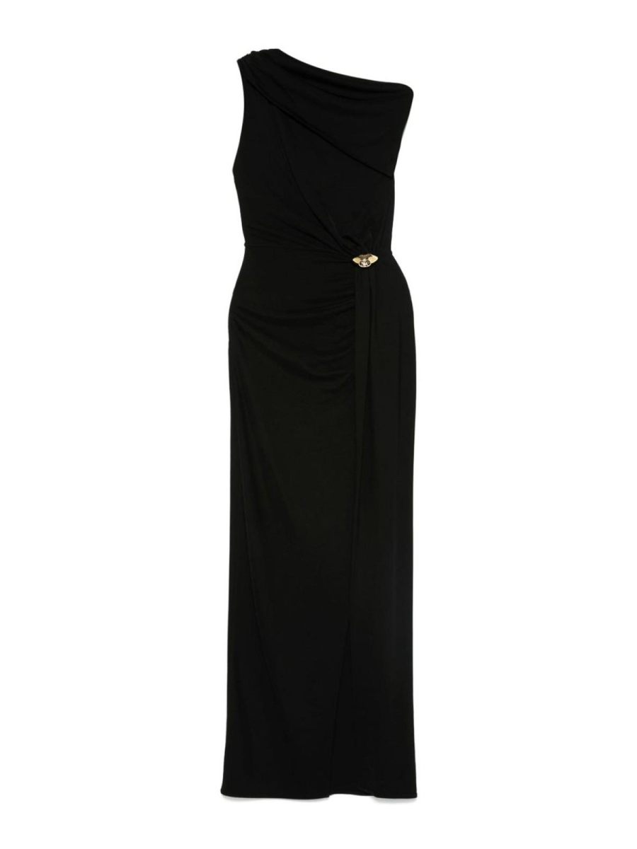 Elisabetta Franchi Robe Au Genou - Noir