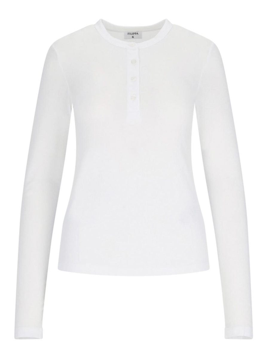 Filippa K Pull Col Bateau - Blanc
