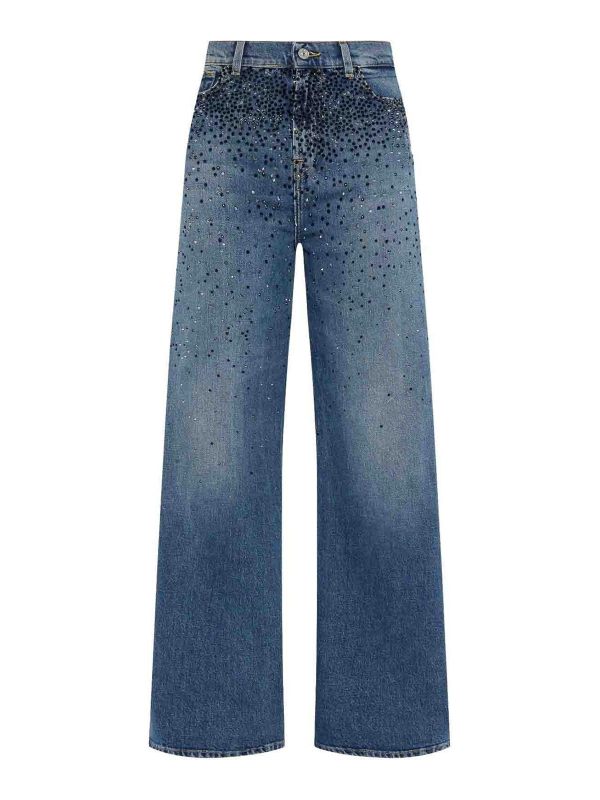 7 For All Mankind Jean Bootcut - Bleu