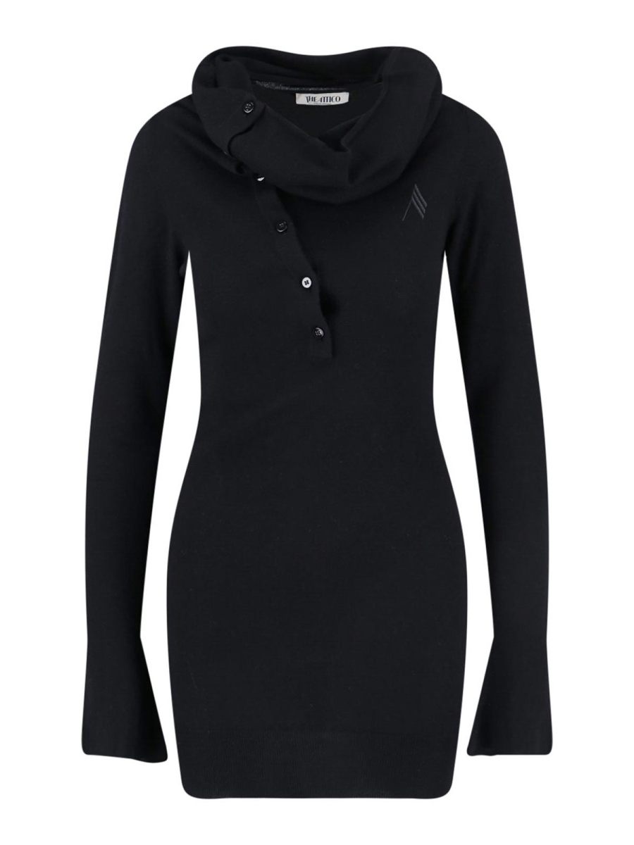 The Attico Robe Courte - Noir