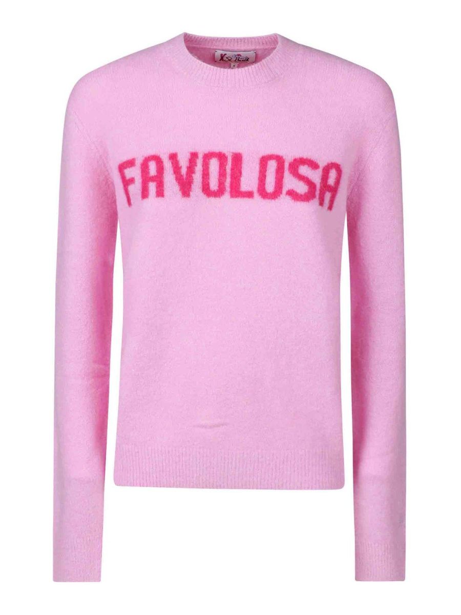 Mc2 Saint Barth Pull Col Rond - Rose
