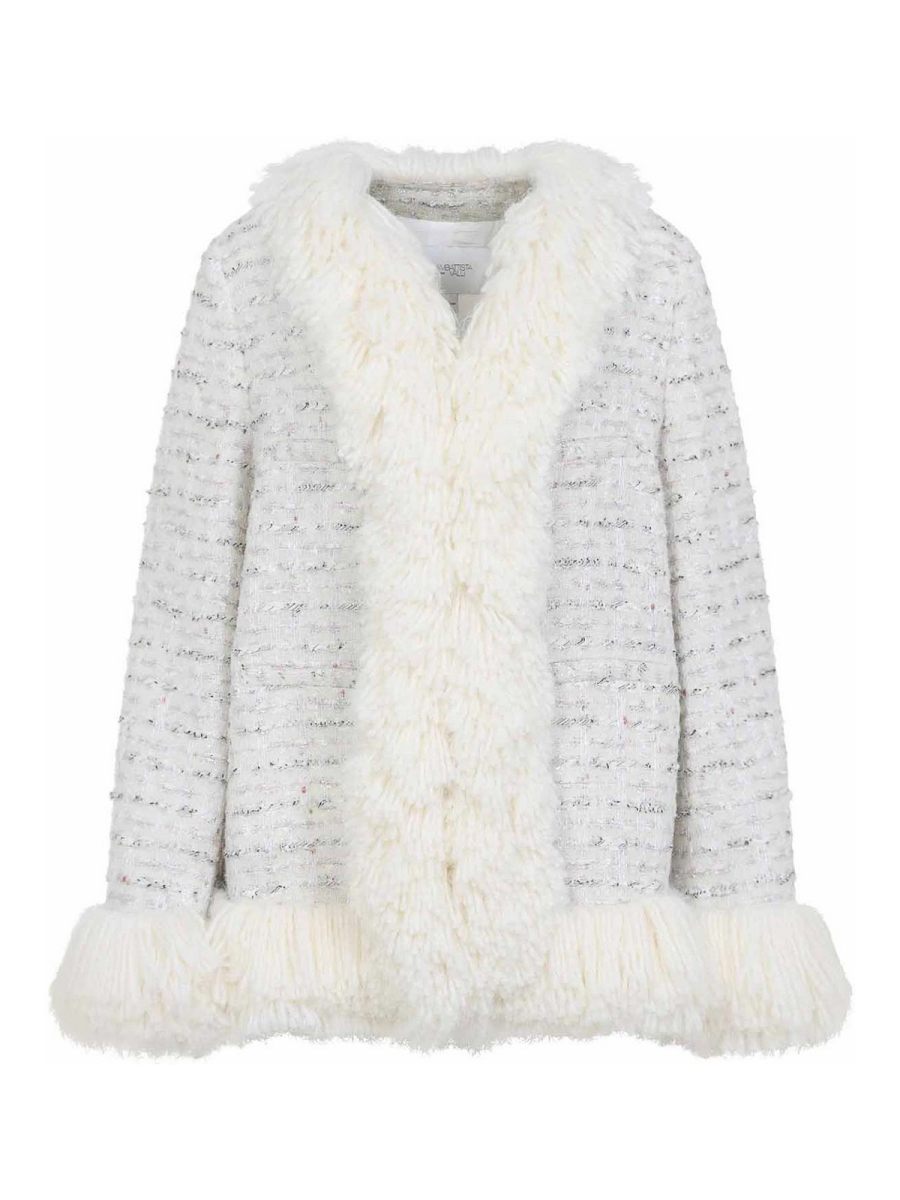 Giambattista Valli Manteau Au Genou - Blanc