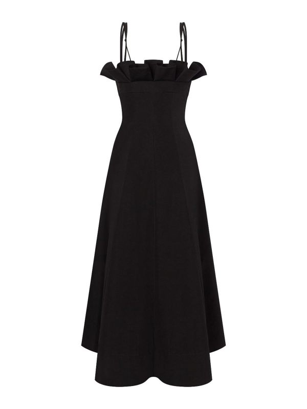 Philosophy di Lorenzo Serafini Maxi Robe - Noir