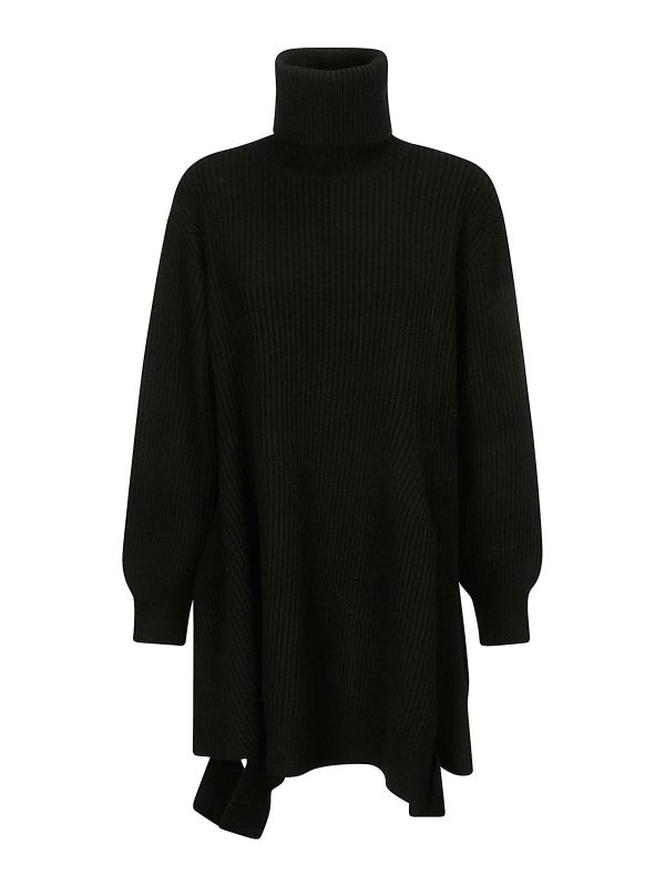 Yohji Yamamoto Robe Au Genou - Noir