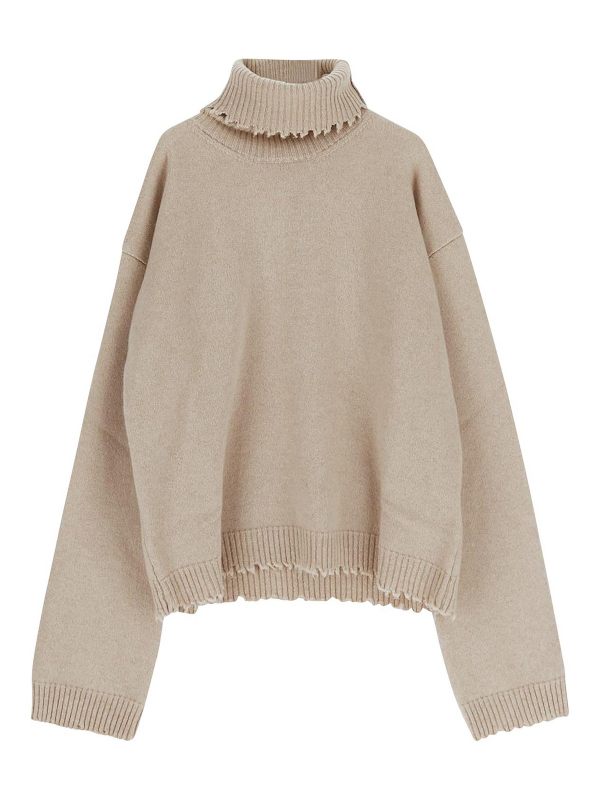 Uma Wang Pull Col Rond - Marron