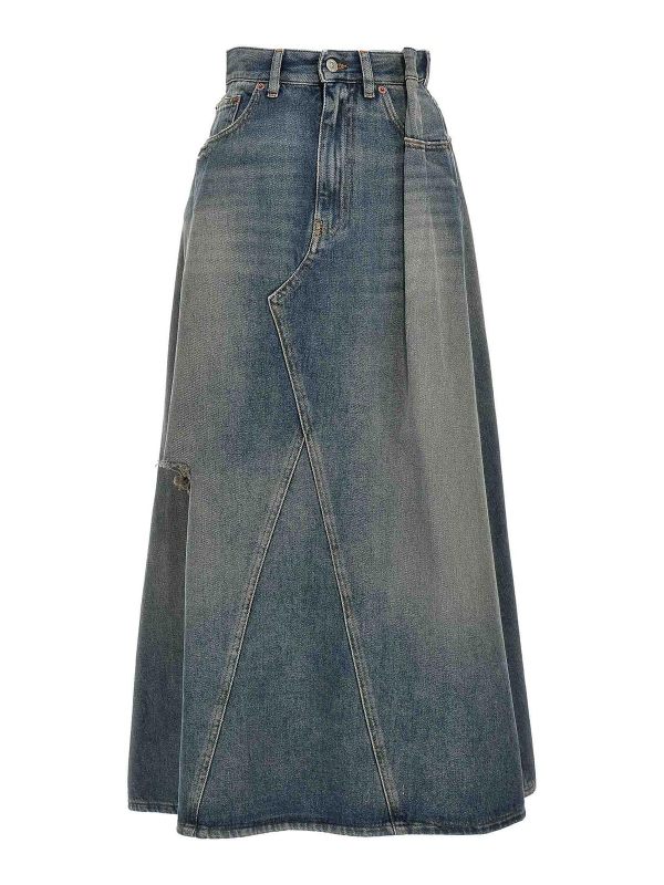 MM6 Maison Margiela Jupe Midi - Gris