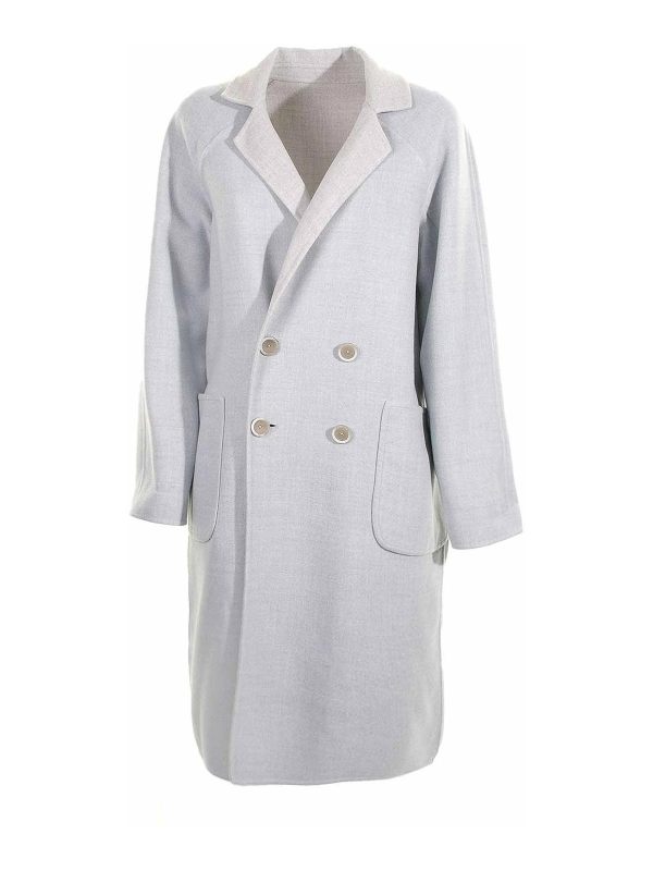 Eleventy Manteau Long - Gris
