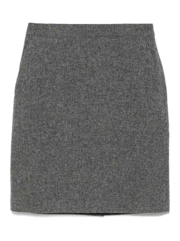 Dunst Jupe Midi - Gris