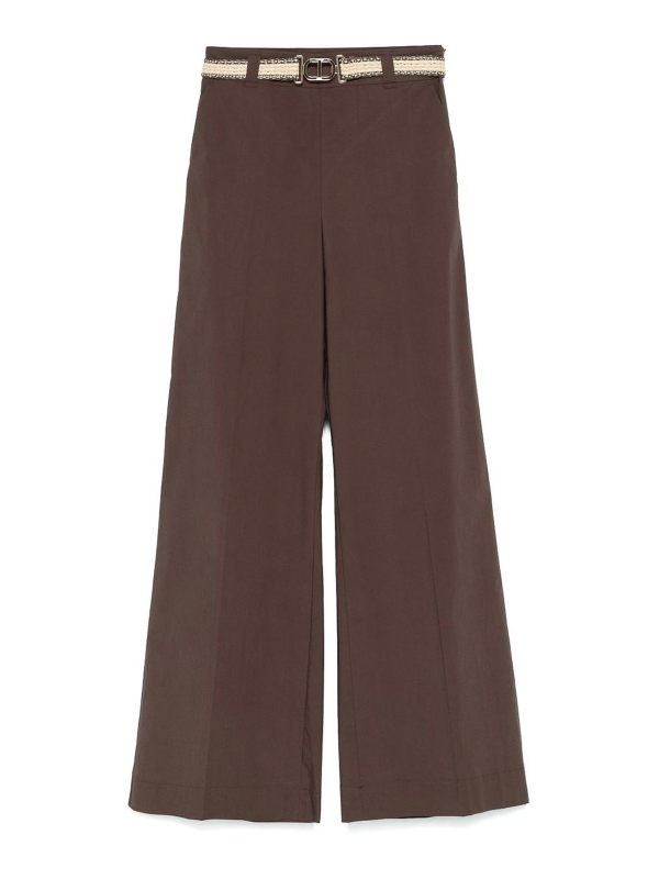 Twinset Pantalons Décontractés - Marron