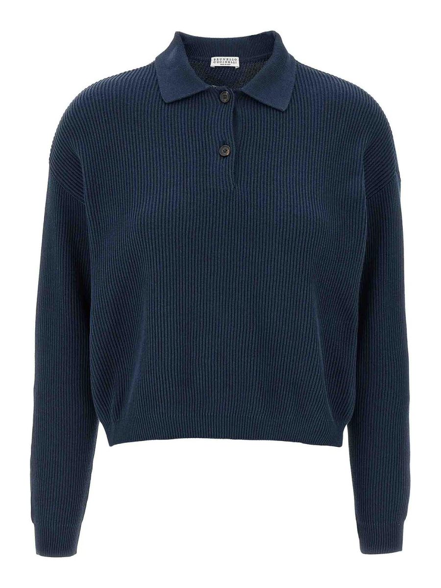 Brunello Cucinelli Cardigan - Bleu