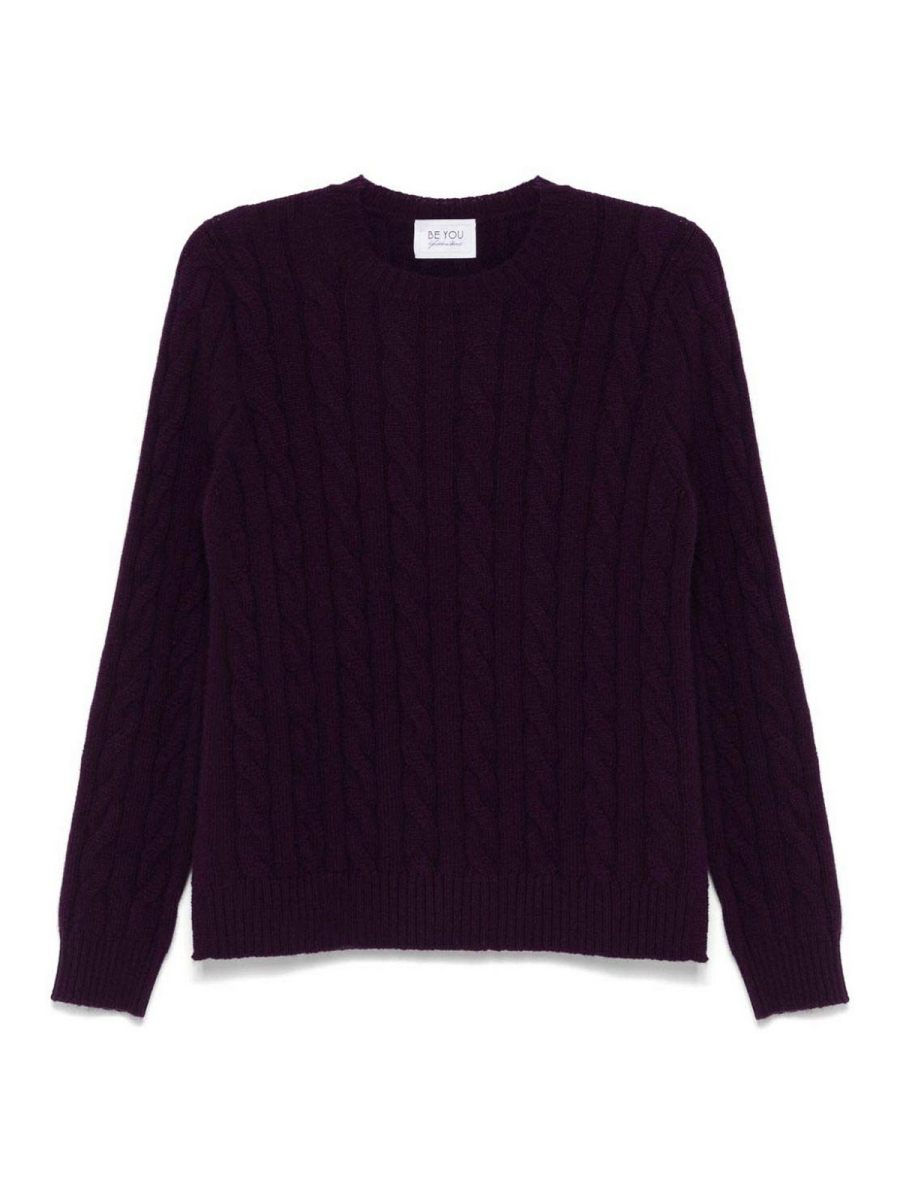 Be You Pull Col Rond - Violet