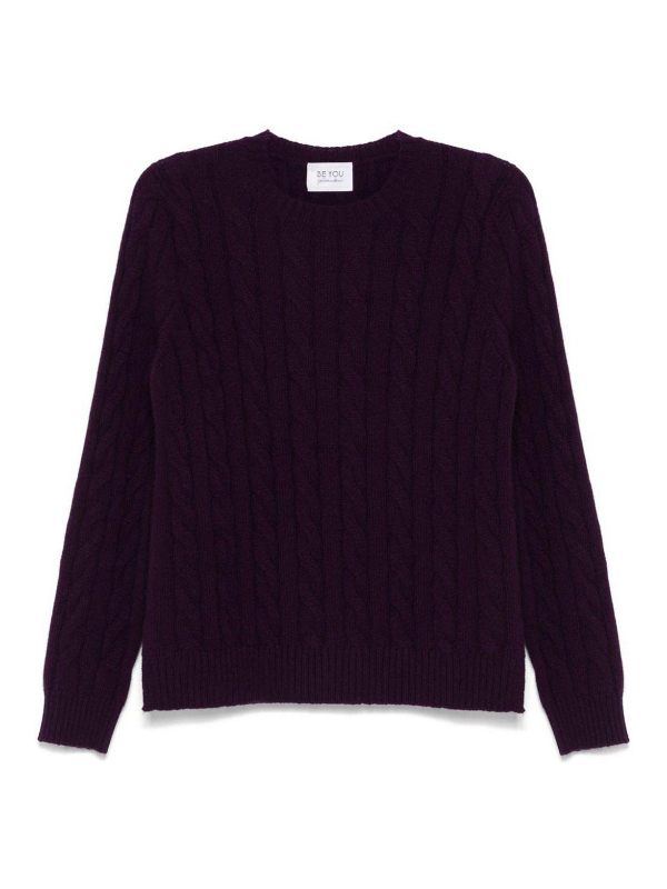 Be You Pull Col Rond - Violet