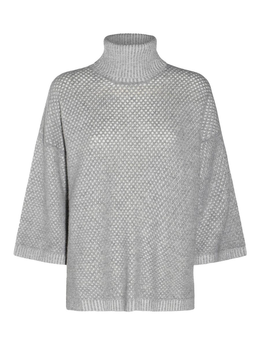 Fabiana Filippi Pull Col Rond - Gris