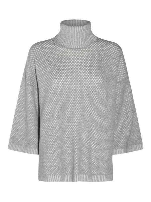 Fabiana Filippi Pull Col Rond - Gris