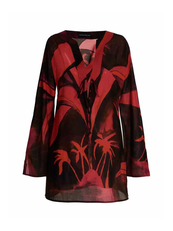 Louisa Ballou Robe Au Genou - Multicolore